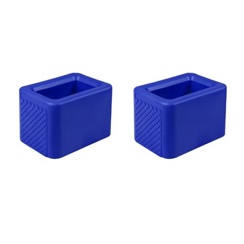 Augeny 2 PCS Seat Belt Buckle Holder, Silicone Auto Rear Seatbelt Buckle Booster to Makes Receptacle Stand Upright for Easy Access, Universal Vehicle Seatbelt Buckle for Kids (Dark Blue) - color: Dark Blue
