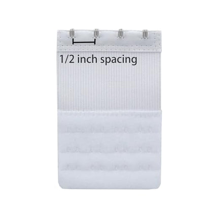 Women's Bra Extenders 4 Hook / 3 Hook / 5 Hook / 2 Hook Soft Comfortable Stretchy Bra Extension Strap - color: 3pcs, Bra Extender 4 Hook 1/2 Inch