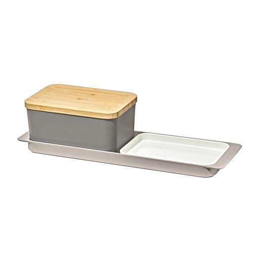 OXO 3-Piece Countertop Organizer Set, Kitchen Countertop Organizer - style: 3-Piece Countertop Organizer Set