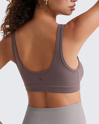 G4Free BareFeel Maternity Bra Wireless Nursing for Breastfeeding V Neck - color: Taupe, size: Medium