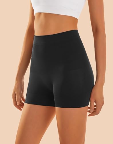 INNERSY Women's Tummy Control Shapewear Shorts Underwear 3-Pack - color: Black, size: Small