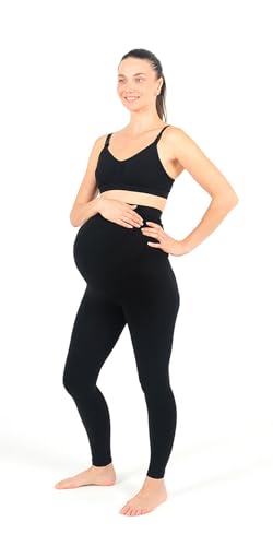 Maternity Leggings - color: 2-pack / Black,navy, size: X-Large