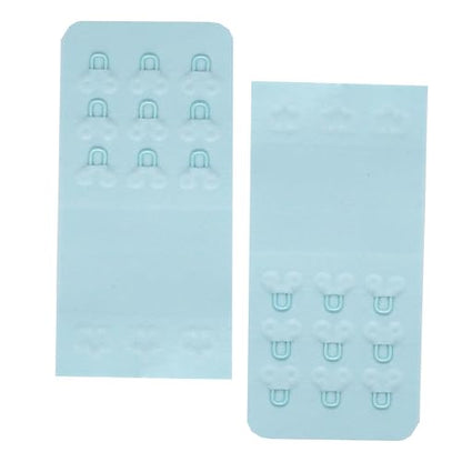 SAMGU Women's Bra Extenders 2 Hook/3 Hook/4 Hook/5 Hook/6 Hook Soft Stretchy - color: Soft Bra Extenders 3 Hooks 1/2 Inch 2pcs Blue