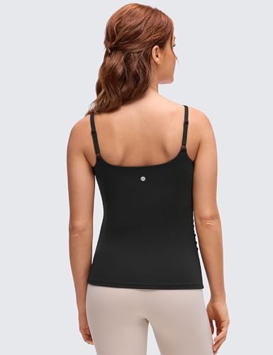 CRZ YOGA Maternity Nursing Tank Tops - color: Black, size: Small