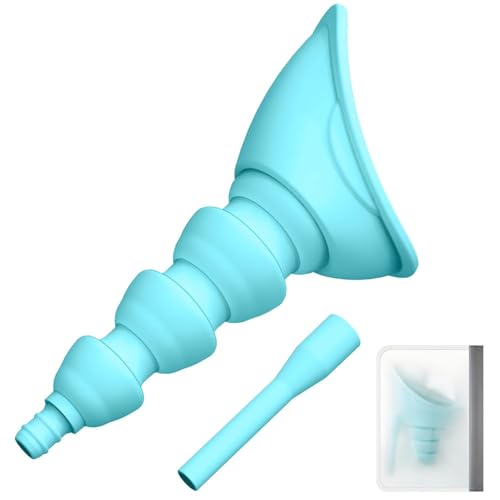 Portable Female Urinal, Silicone Pee Funnel, Splash‑Free Stand‑to‑Pee