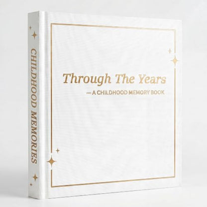 Crtiin Beige Childhood Memory Book Pregnancy Journal for First Time Mom - color: Beige