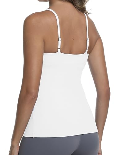 Nursing Tank Top Breastfeeding U Neck Maternity Tops - color: White, size: Large