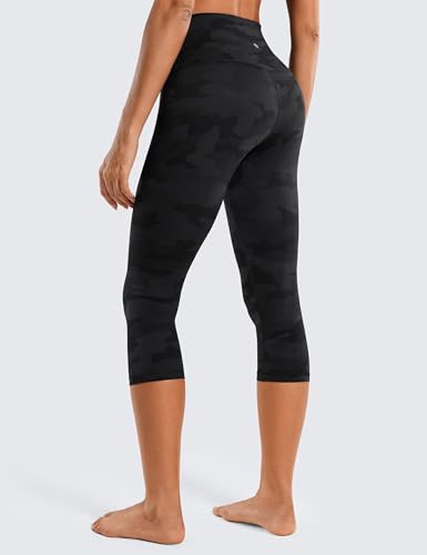 CRZ YOGA Butterluxe Capris 19'' - color: Grey Camouflage 2, size: Small