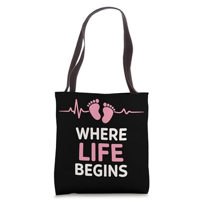 Labor And Delivery Nurse L&D OB Maternity Birth Team Tote Bag