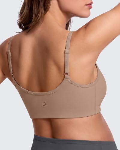 G4Free Barefeel Maternity Sports Bra One-Hand Clips Nursing Sleep Bras - color: Toffee, size: X-Large