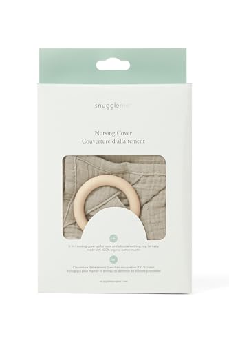 snuggle me Organic Muslin Nursing Cover Up For Baby Breastfeeding - Birch - color: Birch