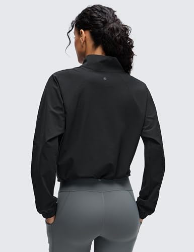 CRZ YOGA Drawstring Bottom Athletic Jackets - size: Medium