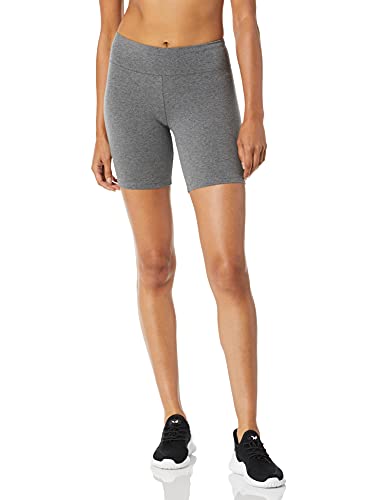 Jockey Women's Cotton Stretch 7" Bike Shorts - color: Charcoal, size: Medium