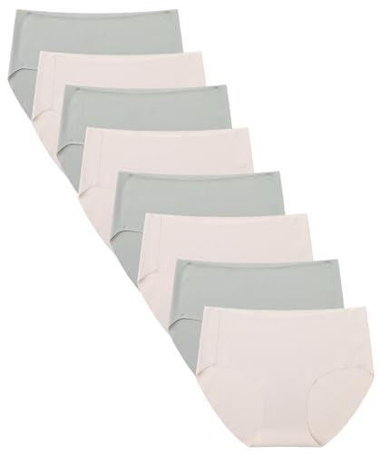 Suekaphin 8Pack Maternity Underwear Comfort Smooth Women’s Pregnancy panties for Maternity Support Underwear