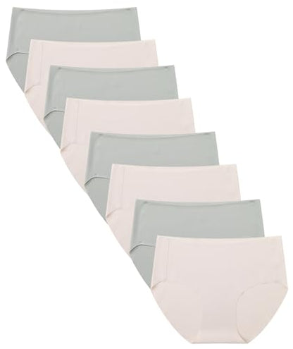 Suekaphin 8Pack Maternity Underwear Comfort Smooth Women’s Pregnancy panties for Maternity Support Underwear