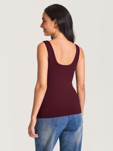 MOMANDA Maternity Nursing Tank Tops - color: Ripe Plum, size: Small