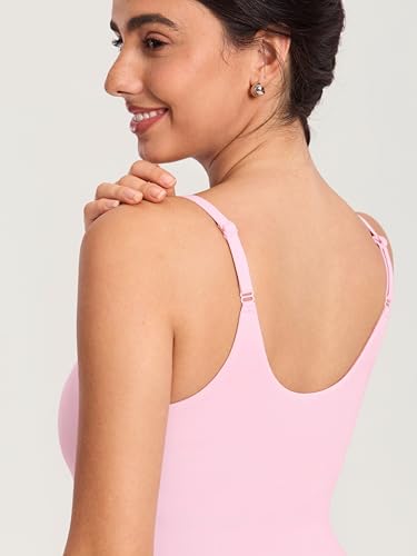 MOMANDA Nursing Tank Tops for Breastfeeding - color: Sweet Pink, size: Medium