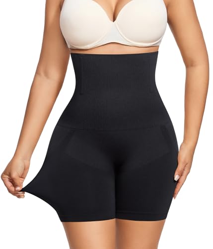 Gotoly Women Tummy Control Shapewear High Waisted Butt Lifting Shapewear - color: Black, size: Medium