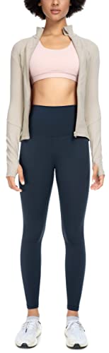 Queenie Ke Womens Running Jackets with Zipper Pockets - color: Beige, size: XX-Large