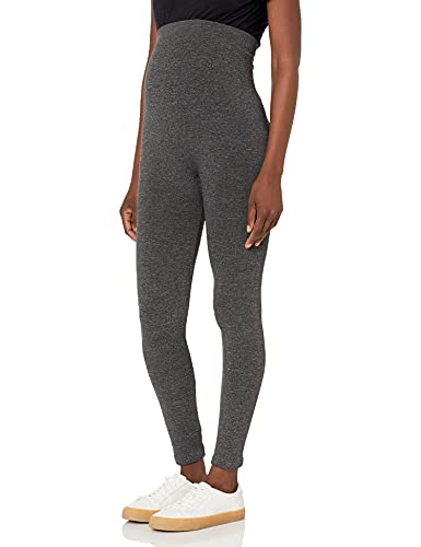 Motherhood Maternity Women's Pull on Fleece Legging - color: Heather Grey, size: Small-Medium