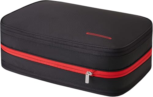 Bee Nesting 15L Compression Packing Cube Large Travel Organizer - color: Black Red, size: 15L
