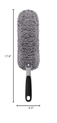 MR.SIGA Lint Free Microfiber Duster, Washable Duster for Household Cleaning