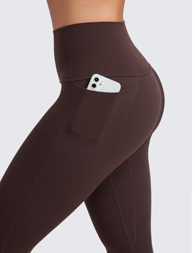 CRZ YOGA Butterluxe Capris Pockets 21" - color: Hot Fudge Brown, size: X-Large
