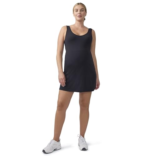 Ingrid & Isabel Everyday Active Maternity Dress - color: Black, size: Large
