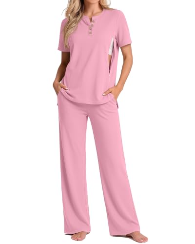 Women Maternity Nursing Set - color: Gray Pink, size: Medium