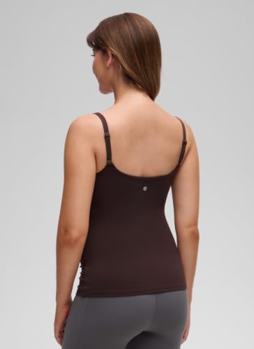 CRZ YOGA Maternity Nursing Tank Tops - color: Hot Fudge Brown, size: X-Large
