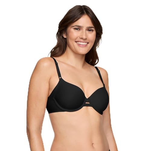 Warner's Women's Simply Perfect Underarm Smoothing Underwire Bra - color: Black, size: 40C
