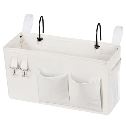 Bedside Caddy Bedside Storage Bag for Headboards/Bunk Bed - color: 1PC White