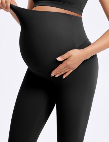 POSHDIVAH Creamluxe Maternity Leggings 25"/28" - color: Black, size: X-Small
