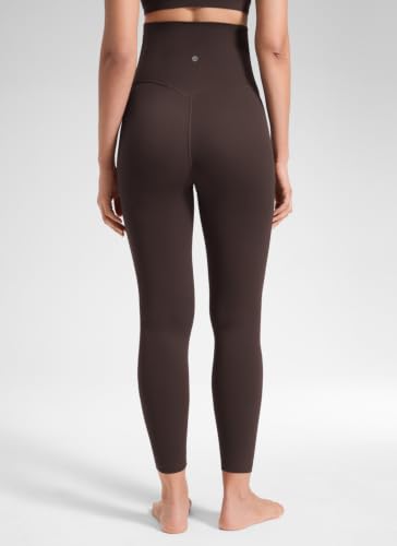 CRZ YOGA Maternity No Front Seam Legging 25" - color: Clay Brown, size: X-Large
