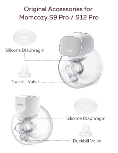 Momcozy S9/S12 Pro Replacement, Duckbill Valves & Silicone Diaphragm, 1-PC - size: Valve & Diaphragm (1-Pack)