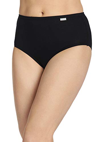 Jockey Women's Underwear 100% Cotton Elance Brief - 3 Pack - color: Charcoal, size: 5