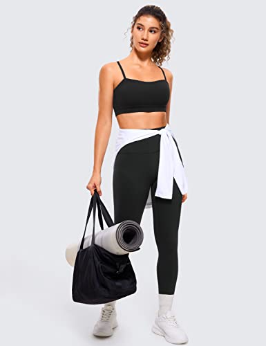 CRZ YOGA Butterluxe Thin Strap Sports Bra - color: Black, size: Small