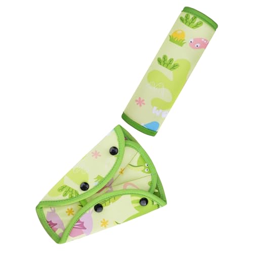 COOLBEBE Kids Seat Straps Cover Pad, Green - color: Green