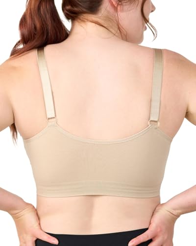 Coobie Seamless Scoopneck Bra - color: Light Nude, size: X-Large