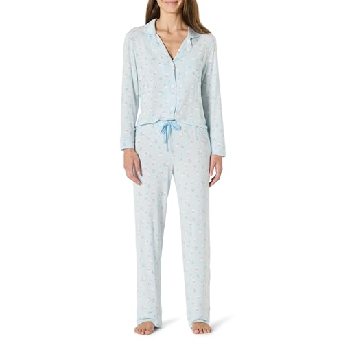 Amazon Essentials x Sofia Grainge Mommy and Me Long Sleeve Pajama Set - color: Light Blue Geese, size: X-Large
