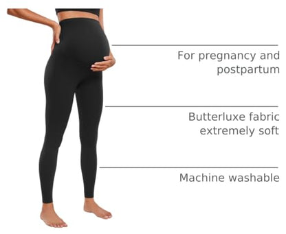 CRZ YOGA Maternity Leggings 28 - color: Black, size: Large