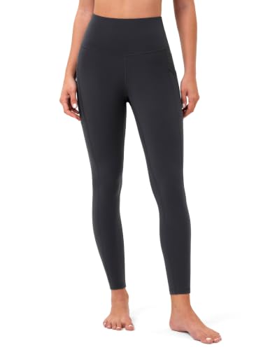 Colorfulkoala Essential 7/8 Leggings with Pockets - color: Charcoal Grey, size: X-Large