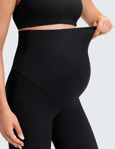 CRZ YOGA Maternity Wide Leg Pants 30" - color: Black, size: Large