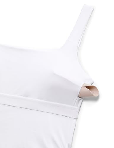 CRZ YOGA Maternity Square Neck Tank Tops - color: White, size: Small