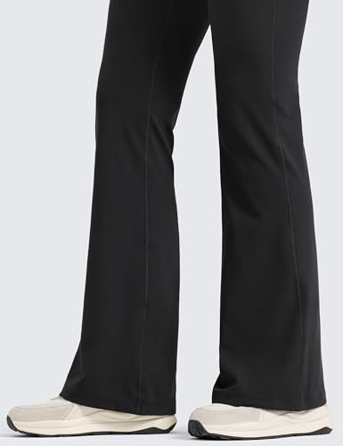 CRZ YOGA Maternity Flare Leggings 31" - color: Black, size: Medium