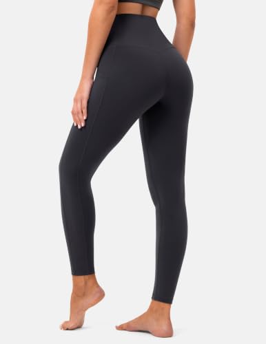 Colorfulkoala Essential 7/8 Leggings with Pockets - color: Charcoal Grey, size: X-Large