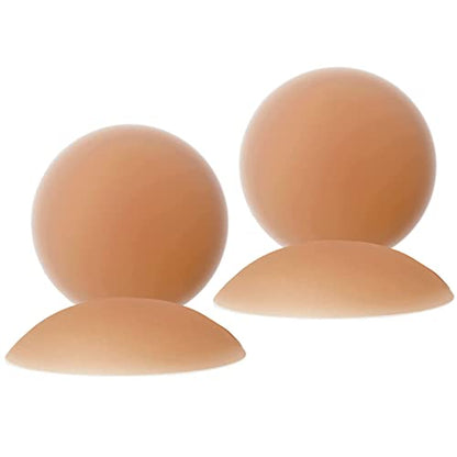 VOCH GALA Premium Nipple Covers, Sticky Bra Alternative, 2 Pairs - color: Caramel, size: Medium (Fits A-C Cups)