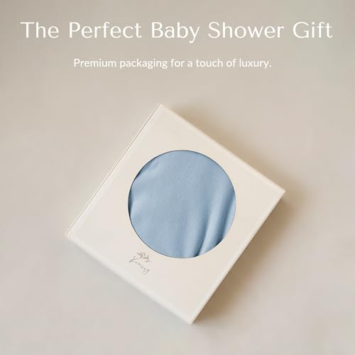 Konssy Rayon Made from Bamboo Nursing Cover for Breastfeeding - color: Blue