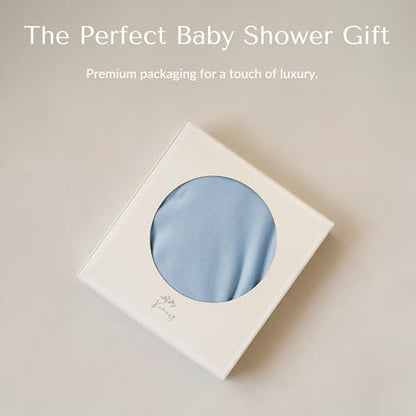 Konssy Rayon Made from Bamboo Nursing Cover for Breastfeeding - color: Blue