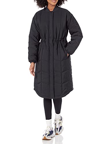 Amazon Essentials Women's Oversized Quilted Coat (Available in Plus Size) - color: Black, size: Medium